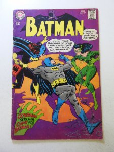 Batman #197 (1967) VG+ condition stains back cover