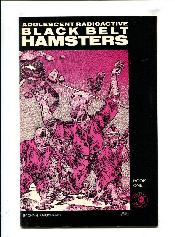 Adolescent Radioactive Black Belt Hamsters 2PC #1 - 1st+2nd Print (7.0/7.5) 1986