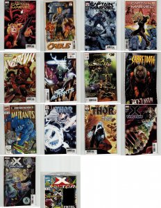 Mixed Lot of 14 Comics (See Description) Captain Marvel, New Mutants, Thor, X...