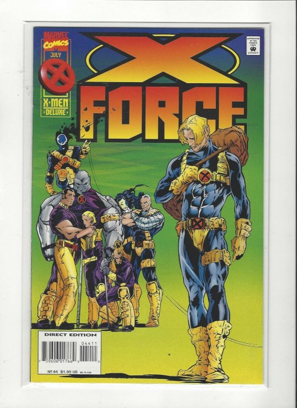 X-Force #44 Cannonball Quits VF/NM Marvel Comics