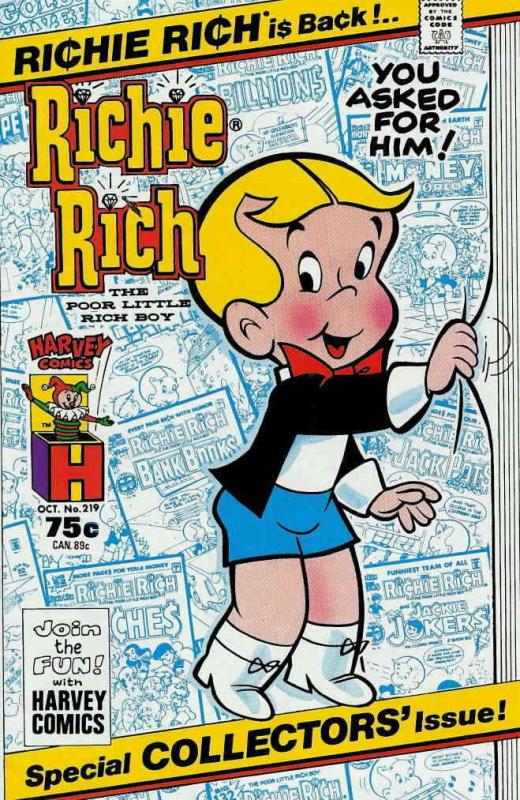 Richie Rich (1st Series) #219 VF/NM; Harvey | save on shipping - details inside