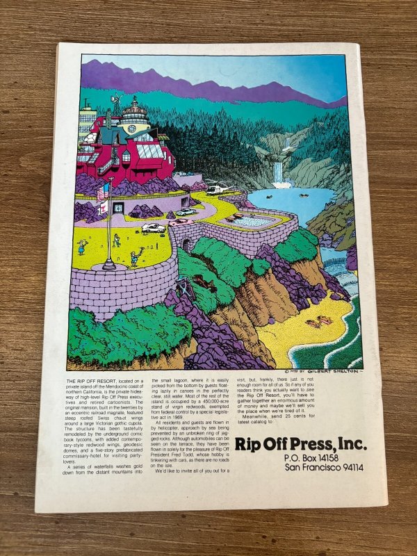 Rip Off Comix # 4 VF-NM Rip Off Press Underground Comix Comic Book 4 J348
