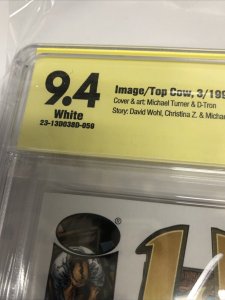 Witchblade (1997) # 12 (CBCS 9.4) Signed Michael Turner & David Wohl