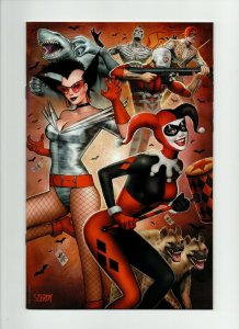 SUICIDE SQUAD #01 (2020) NATHAN SZERDYEXCLUSIVE VIRGIN W/ SIGNED MINI PRINT