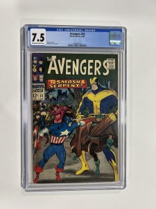 Avengers 33 cgc 7.5 ow/w pages Marvel 1966 Silver Age