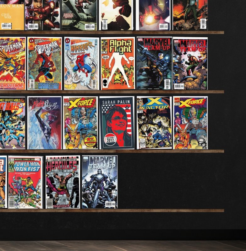 Huge Lot 140+ Comics with Marvel Team Up, Iron Man, Incredible Hulk & More!