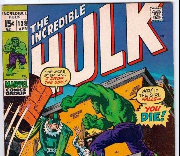 Incredible Hulk #138 strict VF/NM 9.0 High-Grade    Appearance - The Sandman