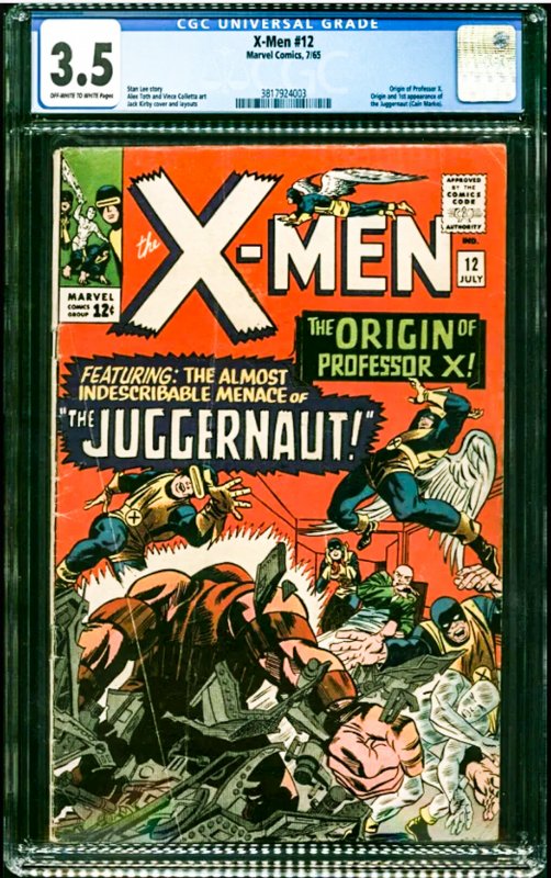 The X-Men #12 (1965) CGC Graded 3.5 - 1st app of the Juggernaut