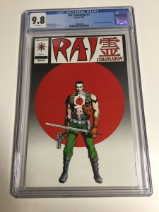 Rai Companion 1 CGC 9.8 White Pages Valiant Comics