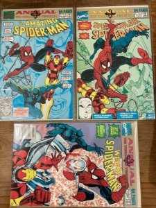 Spider-Man Annual Set 1991 (Amazing, Spectacular, Web), Vibranium Vendetta 