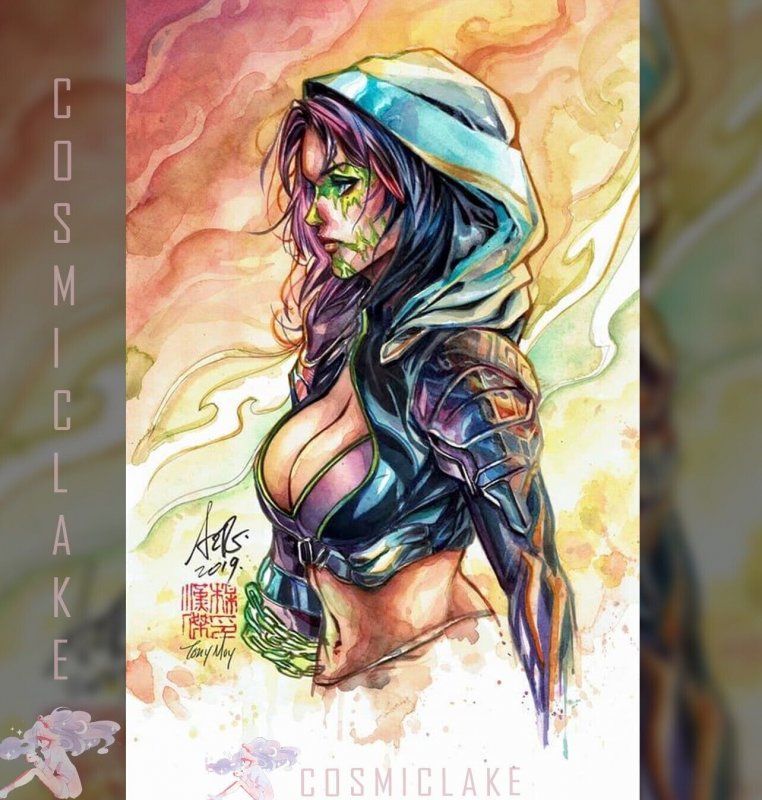 PREY FOR THE SINNER PRIMER #NN ARTGERM NYCC COLOR VIRGIN VARIANT LTD 100 ☪