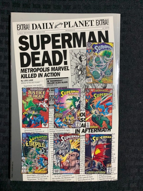 1993 THE DEATH OF SUPERMAN 1st Printing SC TPB DC Comics