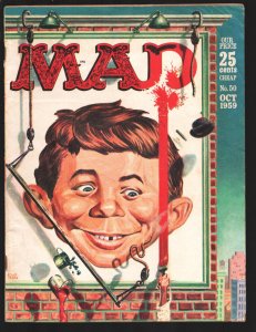 MAD #50-1959-EC-Alfred E. Neuman cover by Kelly Freas-Jack Davis Wally Wood-J...