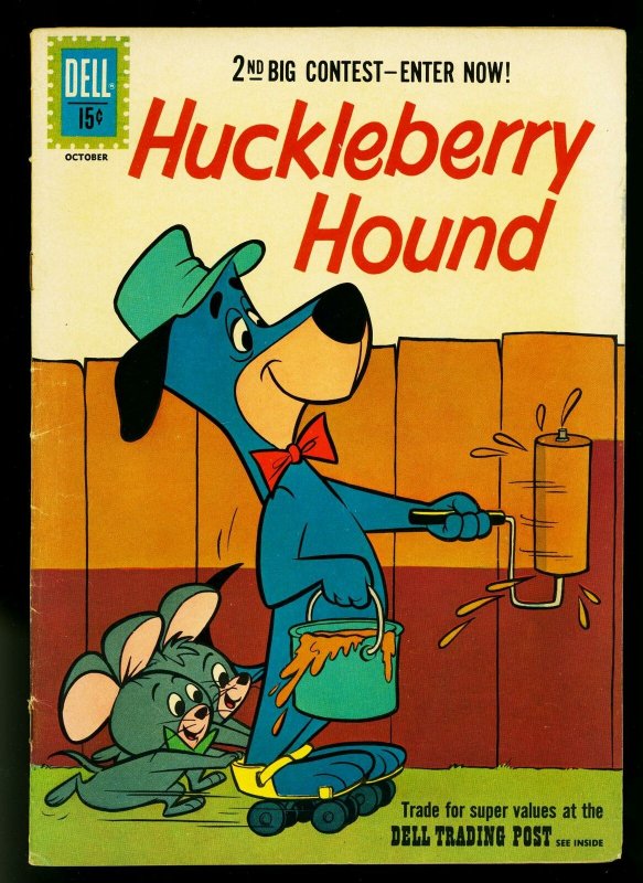 Huckleberry Hound #13 1961- Dell Comics- Hanna Barbera - VG 