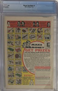 (1972) MARVEL SPOTLIGHT #2 1st WEREWOLF BY NIGHT! CGC 4.0 WHITE PAGES!