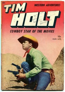 Tim Holt Comics #5 1949- Frank Bolle- Golden Age Western FN-