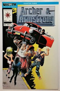 Archer & Armstrong #1 Valiant Comics August Aug 1992 (VFNM)