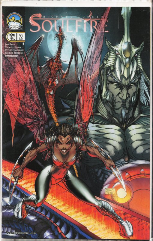 Michael Turner's Soulfire #2 Variant Cover (2004) Soulfire