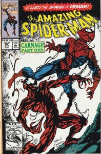Amazing Spider-Man # 361 Cover A NM- 1992 1st Appearance Of Carnage [Y1]
