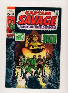 MARVEL LOT of 16! CAPTAIN SAVAGE and his LEATHERNECK RAIDERS #1-16 G/VG (PF298) 