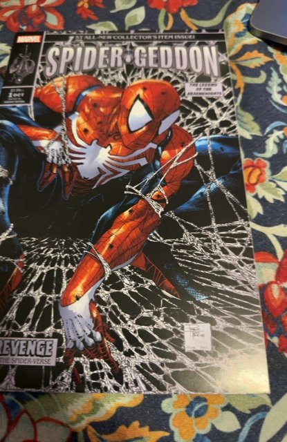 Spider-Geddon #1 Tan Cover B (2018)high grade variant