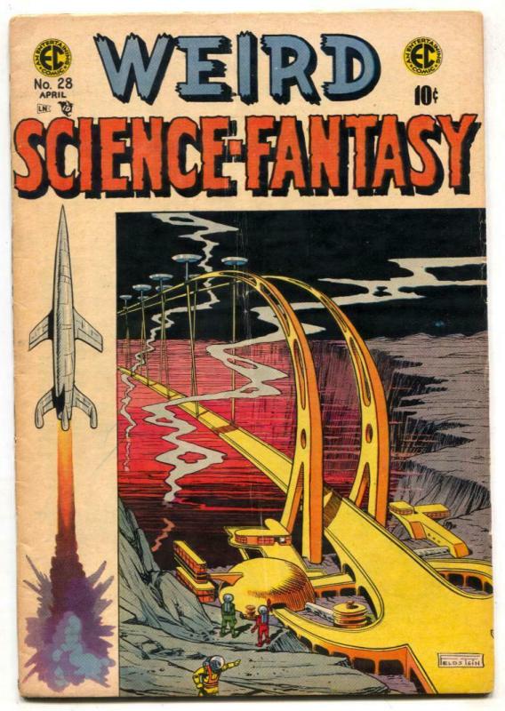 Weird Science-Fantasy #28 1954- Wally Wood- Adam Link VG+ 