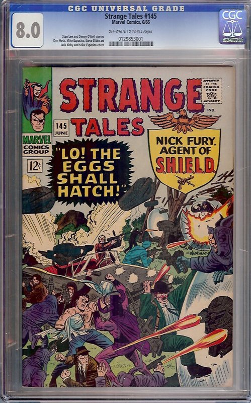 Strange Tales #145 (Marvel, 1966) CGC 8.0