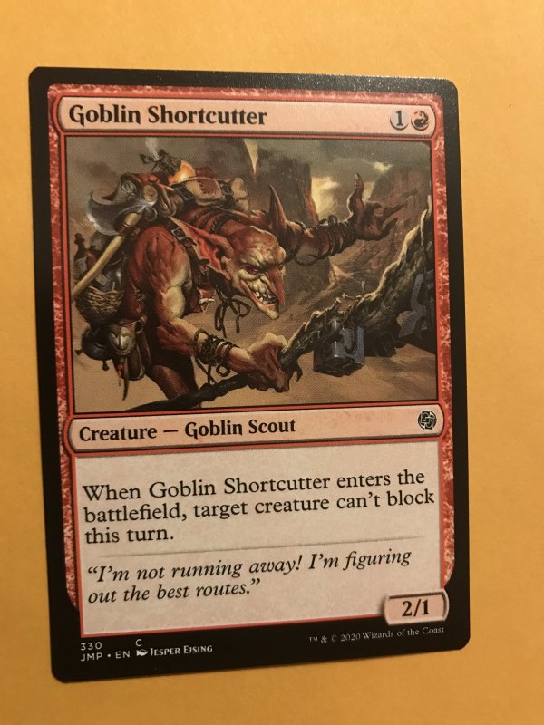 GOBLIN SHORTCUTTER card : Magic the Gathering MTG card; JUMPSTART 2020 NM/M