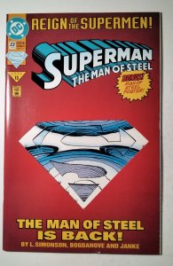 Superman: The Man of Steel #22 (1993) DC Comic Book J751