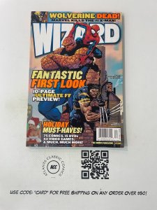 Wizard Comic Book Magazine #146 Spider-Man Fantastic Four  Wolverine 2003 3 J227