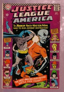 JUSTICE LEAGUE OF AMERICA #47 1966-BATMAN-JUSTICE SOCIE VG