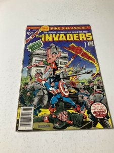 Invaders Annual 1 Fn/Vf Fine/Very Fine 7.0 Marvel Comics
