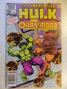HULK VS QUASIMODO # 1 COLLECTOR'S ITEM
