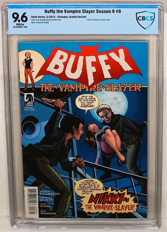 BUFFY The Vampire Slayer Season 9 #6 CBCS 9.6 Tomb 10 Homage Dark Horse Comics