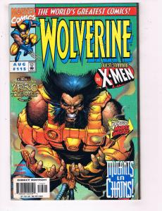 Wolverine #115 VF Marvel Comics Comic Book Hama X Men Aug 1997 DE24