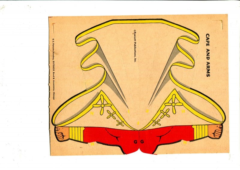 Captain Marvel Flying Paper Toy  - COMPLETE - Shazam! (7.5/8.0) 1944