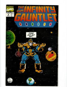 The Infinity Gauntlet Complete Marvel Comics LTD Series # 1 2 3 4 5 6 Thanos OF2