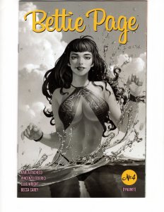 Bettie Page #4 Retailer Incentive 1:25 Black & White Variant (ID#02)