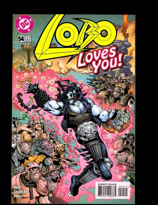 Lot of 12 Lobo DC Comic Books #49 50 51 52 53 54 55 56 57 58 59 60 J407