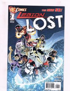 Legion Lost # 1 VF 1st Print DC New 52 Comic Book Superboy Superman Flash J31