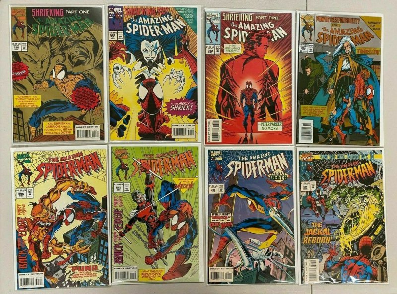 Amazing Spider-Man lot #376-399 1st Series 16 different books 8.0 VF (1993-'95)