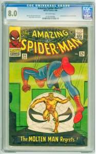 The Amazing Spider-Man #35 (1966) CGC 8.0!