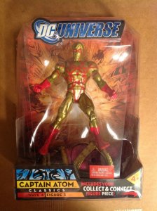 DC Universe Wave 4 Captain Atom Gold Variant figure MOC w Despero head & torso