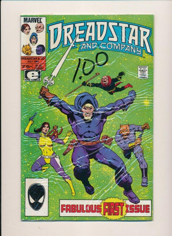 Marvel(Epic)LOT OF 10-DREADSTAR &COMPANY #1-2,6,17-18,21,24,26,34,38 VF(PF819) 