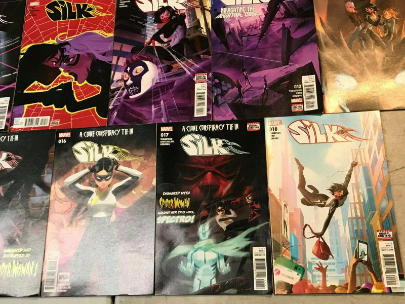 SILK#2-18 VF/NM LOT 2016 (17 BOOKS) MARVEL COMICS