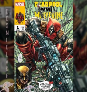 DEADPOOL WOLVERINE WWIII #1 QUAH SPIDERMAN 1 HOMAGE VARIANT LE 600 PREORDER 5/1☪