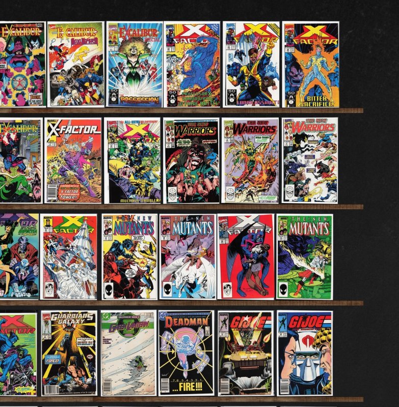 Huge Lot 150+ Comics with X-Factor, Excalibur, What If...? & More!