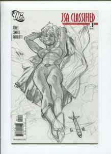 DC JSA CLASSIFIED #1 - ADAM HUGES SKECTH VARIANT COVER 9.2