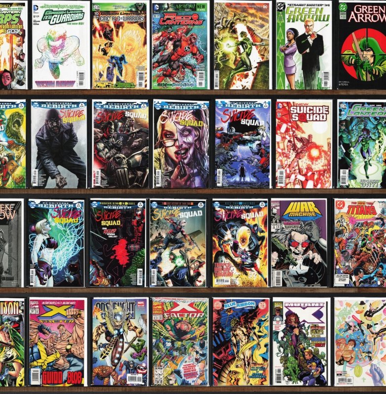 Huge Lot 130+ Comics with Green Arrow, Suicide Squad, X-Factor & More!