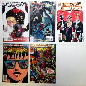 Spider-Man Lot 5 #35, Ultimate 104, Cataclysm 2 Untold 16 /Torch 4 Marvel Comics
